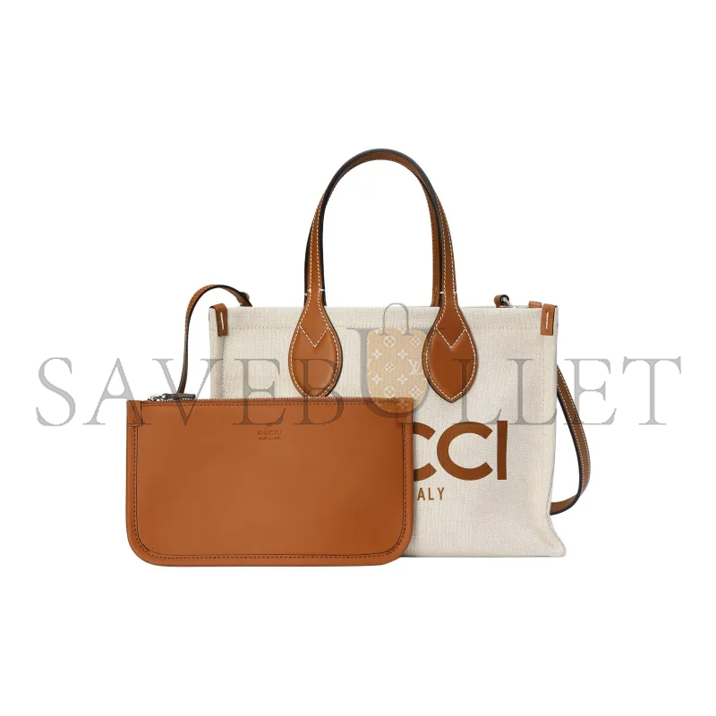 GUCCI PRINTED MINI TOTE BAG 772144 FACUL 8451 (28*19.5*12cm)